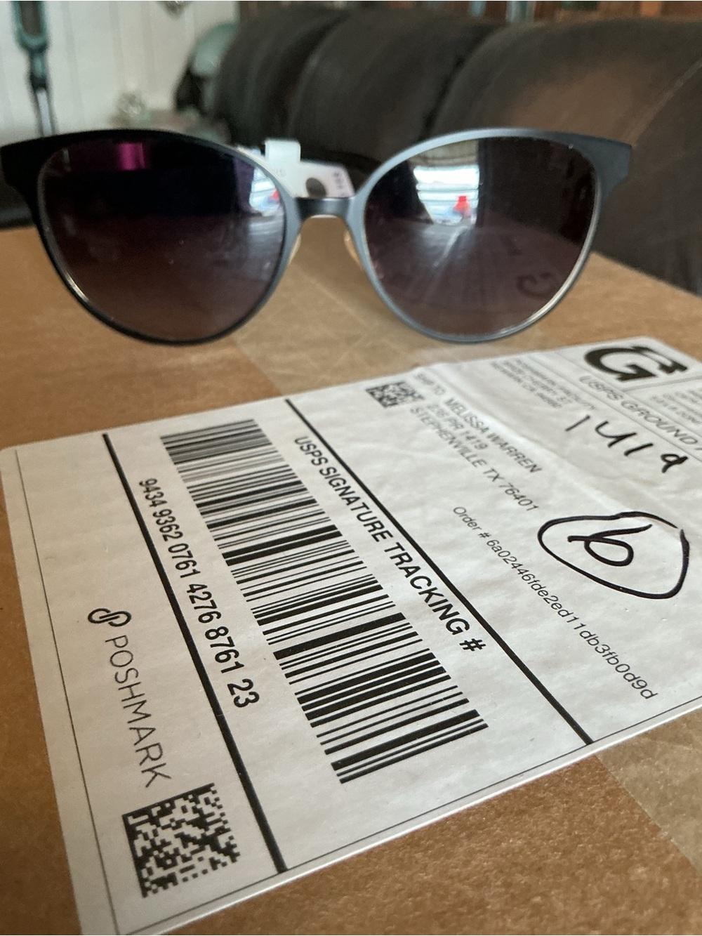 bebe Black Cat Eye Sunglasses